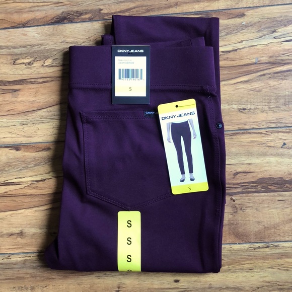 DKNY PULL ON STRETCH LEGGINGS - Picture 1 of 3